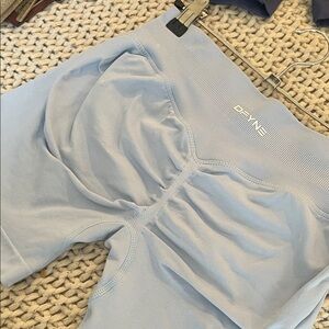 Price firm Dfyne Women's Athletic Shorts - Light Blue ice impact scrunch medium